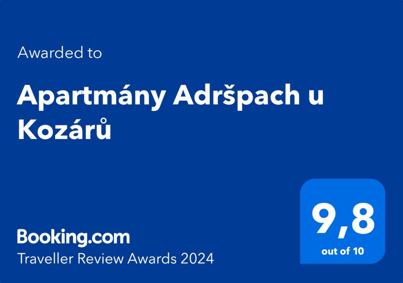 Apartmány Adršpach u Kozárů Teplice nad Metují Esterno foto